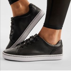 Clarks Leather Sneakers - comfort collection 7 1/2 black